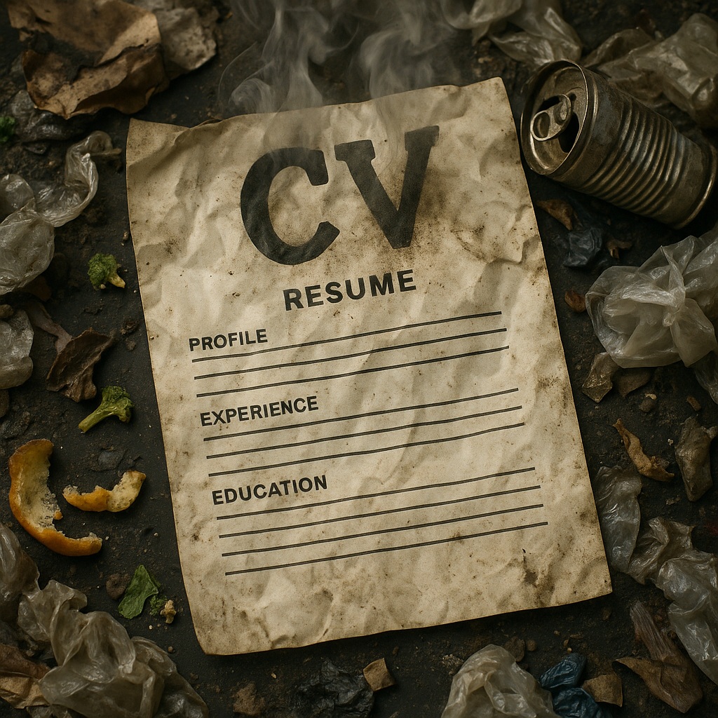 Conseil sur les CV en IT : Ton CV pue !